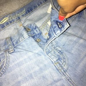 Distressed Boyfriend Jeans